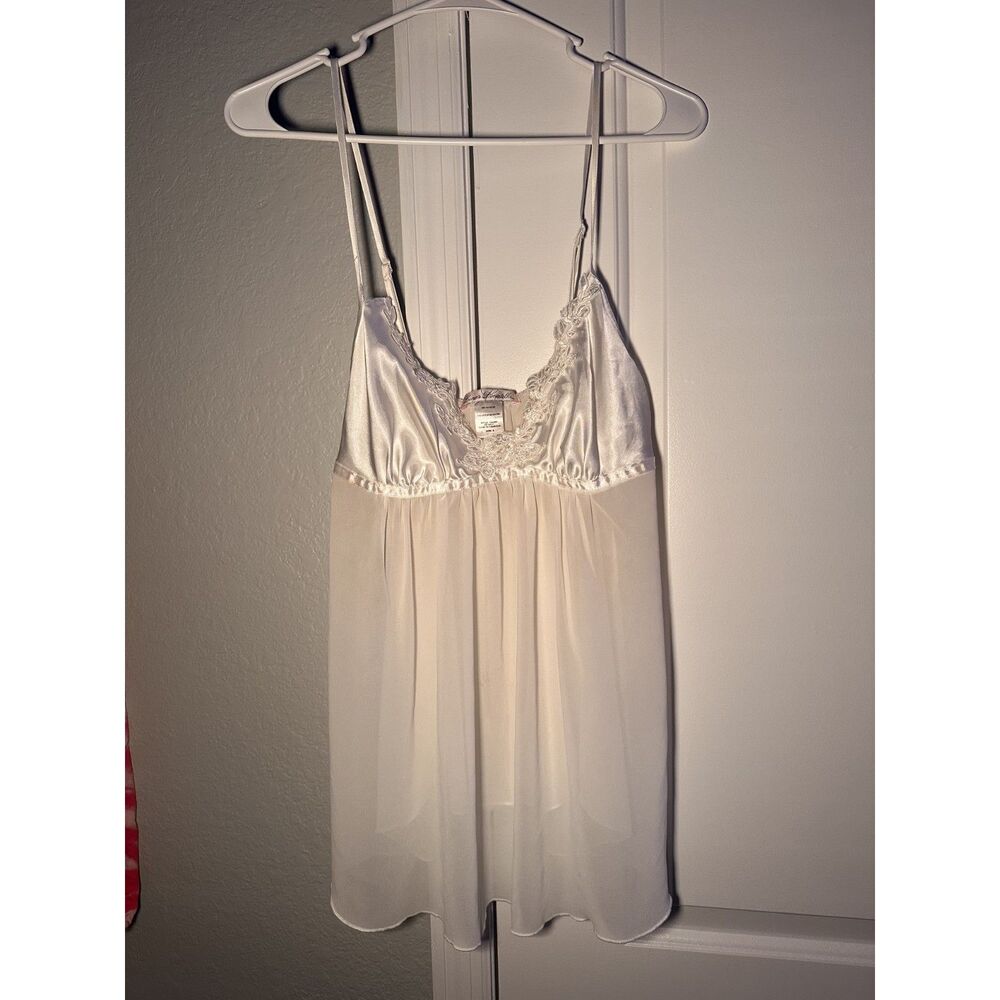 white lace babydoll night gown/shirt